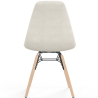 Buy Dining chair Scandinavian upholstered in bouclé – Dining or desk - Lumi White 61820 at MyFaktory