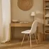 Buy Dining chair Scandinavian upholstered in bouclé – Dining or desk - Lumi White 61820 home delivery