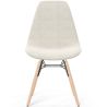 Buy Dining chair Scandinavian upholstered in bouclé – Dining or desk - Lumi White 61820 - in the EU