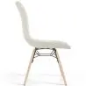 Buy Dining chair Scandinavian upholstered in bouclé – Dining or desk - Lumi White 61820 in the Europe