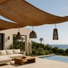 Buy Coconut fiber awning 20x2M - 100 % Natural shade sail Beige 61802 - in the EU