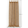 Buy Shade Curtain Awning Coconut Fiber 2.1x1.5M – 100% Natural Shade Sail Beige 61807 - in the EU