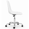 Buy Office Chair Swivel with Wheels – Velvet Upholstery – Steel Legs - Brielle  White 61831 with a guarantee