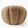 Buy Armchair with Ottoman Upholstered – Soft Fabric – Calera Chocolate 61837 at MyFaktory