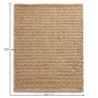 Buy Rug Natural Coir Fiber 230x160 cm – Indoor & Outdoor Use – Yuren Natural 61842 in the Europe