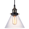 Buy Edison Large Crystal Lampshade Pendant Lamp - Carbon Steel Bronze 50875 - in the EU