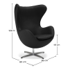 Buy Bold Chair - Faux Leather Black 13413 with a guarantee