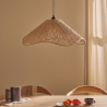 Buy Pendant Lamp Natural Rope Boho Style – Handcrafted Natural Fiber Lampshade - Cuna Natural 61878 in the Europe