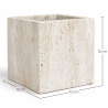 Buy Wall Light – Travertine Wall Sconce – Voilá Beige 61885 in the Europe