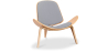 Buy CV07 Lounge Chair Design Boho Bali - Cashmere Light grey 16773 at MyFaktory