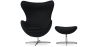 Buy Bold Chair with Ottoman - Fabric Black 13657 in the Europe