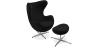 Buy Bold Chair with Ottoman - Fabric Black 13657 at MyFaktory