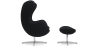 Buy Bold Chair with Ottoman - Fabric Black 13657 with a guarantee