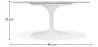 Buy Tulipa Table - Marble - 90cm Marble 13301 with a guarantee