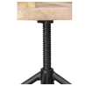 Buy Onawa vintage industrial style stool Natural wood 58481 home delivery