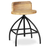 Buy Onawa vintage industrial style stool Natural wood 58481 at MyFaktory