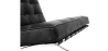 Buy City Armchair with Matching Ottoman - Premium Leather Black 13184 - prices