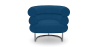 Buy Designer armchair - Faux leather upholstery - Biven Dark blue 16500 in the Europe