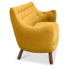 Buy Poet Sofa (3-Seater) Scandinavian design - Fabric Red 54722 at MyFaktory