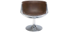 Buy Aviator Brandy chair - Aged effect microfiber imitation leather Brown 26716 - prices