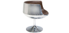 Buy Aviator Brandy chair - Aged effect microfiber imitation leather Brown 26716 in the Europe