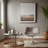Buy Aviator Brandy chair - Aged effect microfiber imitation leather Brown 26716 in the Europe