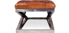 Buy Padded Bench Churchill Lounge - Premium Leather Light brown 48383 at MyFaktory