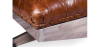 Buy Padded Bench Churchill Lounge - Premium Leather Light brown 48383 home delivery