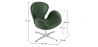 Buy Swin Chair - Faux Leather Green 13663 at MyFaktory