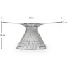 Buy Coffee Table Cylinder Steel 16325 - prices