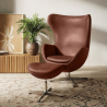 Buy Special Edition Bold chair with Ottoman - Premium Leather Vintage brown 13661 - prices