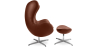 Buy Special Edition Bold chair with Ottoman - Premium Leather Vintage brown 13661 with a guarantee