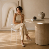 Buy Transparent Dining Chair - Armrest Design - Louis King Transparent 16461 home delivery