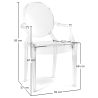 Buy Transparent Dining Chair - Armrest Design - Louis King Transparent 16461 at MyFaktory