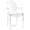 Buy Transparent Dining Chair - Armrest Design - Louis King Transparent 16461 - in the EU