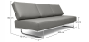 Buy Sofa Bed SQUAR (Convertible) - 3 Seater - Faux Leather Grey 14621 at MyFaktory