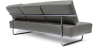 Buy Sofa Bed SQUAR (Convertible) - 3 Seater - Faux Leather Grey 14621 with a guarantee