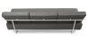 Buy Sofa Bed SQUAR (Convertible) - 3 Seater - Faux Leather Grey 14621 - prices