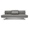 Buy Sofa Bed SQUAR (Convertible) - Faux Leather Grey 14621 with a guarantee