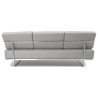 Buy Sofa Bed SQUAR (Convertible) - Faux Leather Light grey 14621 in the Europe