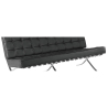 Buy City Sofa (3 seats) - Premium Leather Black 13266 with a guarantee