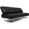 Buy Sofa Bed SQUAR (Convertible) - 3 Seater - Premium Leather Black 14622 - prices