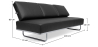 Buy Sofa Bed SQUAR (Convertible) - 3 Seater - Premium Leather Black 14622 at MyFaktory
