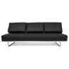 Buy Sofa Bed SQUAR (Convertible) - 3 Seater - Premium Leather Black 14622 - in the EU