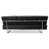 Buy Sofa Bed SQUAR (Convertible) - 3 Seater - Premium Leather Black 14622 - in the EU
