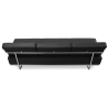Buy Sofa Bed SQUAR (Convertible) - 3 Seater - Premium Leather Black 14622 home delivery