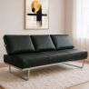 Buy Sofa Bed SQUAR (Convertible)  - Premium Leather Black 14622 - prices