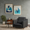 Buy 2211 Design Living room Armchair - Premium Leather Black 15447 - prices
