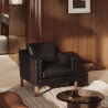 Buy 2211 Design Living room Armchair - Premium Leather Black 15447 - prices