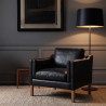 Buy 2211 Design Living room Armchair - Premium Leather Black 15447 at MyFaktory
